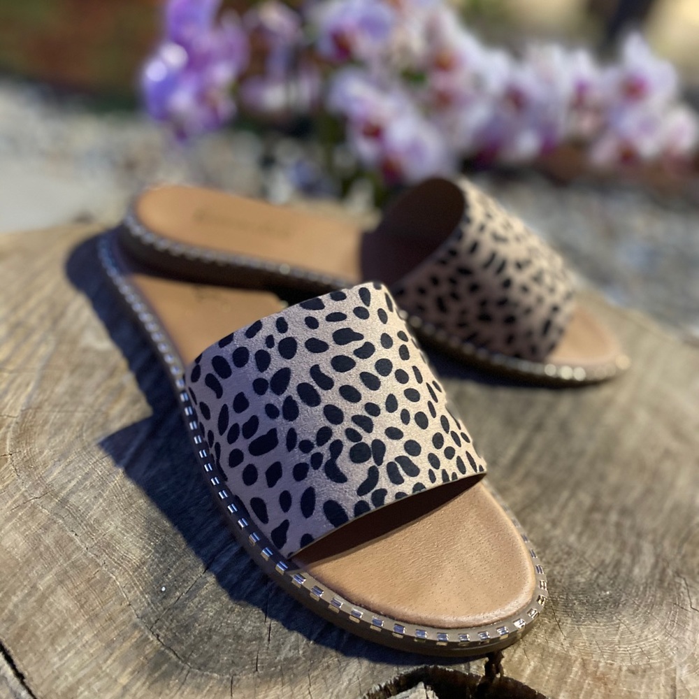 Cheetah sandals